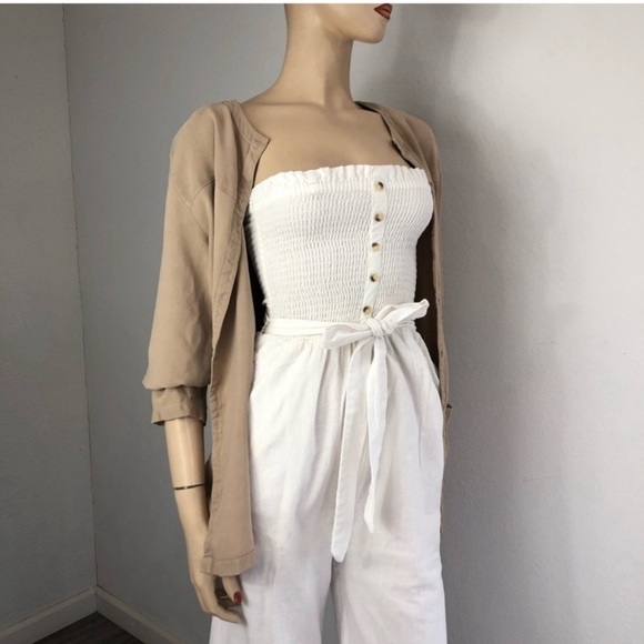 ANNE CARSON cardigan/jacket/shacket button front silk - Picture 16 of 16